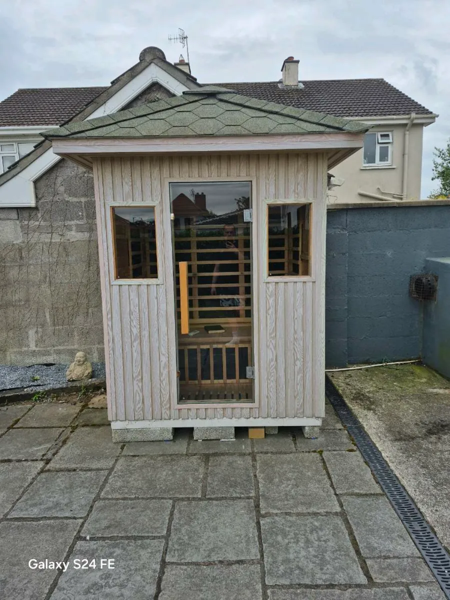 3 person outdoor infrared sauna - Image 2