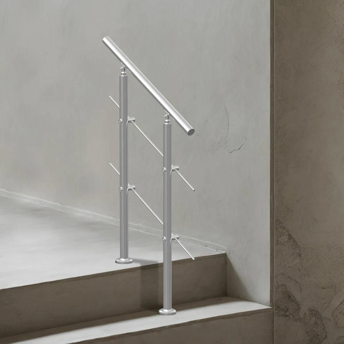 31.5in Handrails for Steps 2 Crossbars Staircase - Image 4