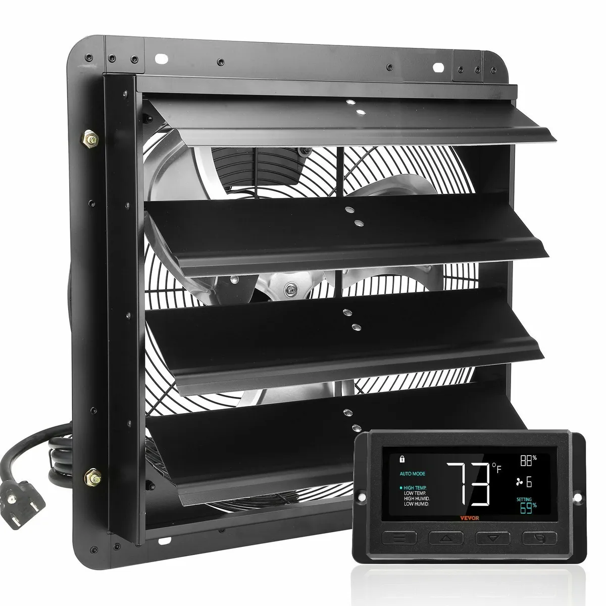 Shutter Exhaust Fan Shop Exhaust Fan 406 mm Remote - Image 1