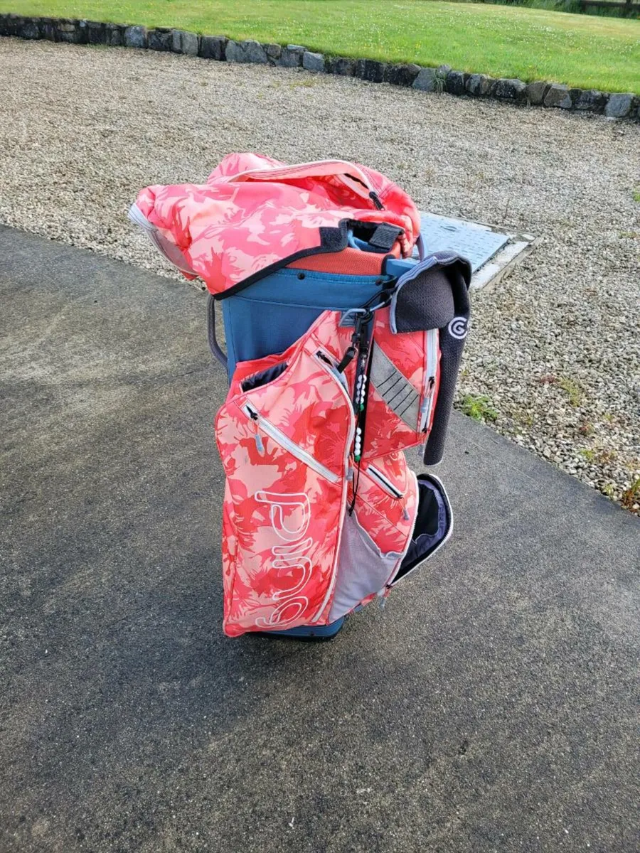 PING Traverse Golf Cart Bag – Stormcoral/Bloo - Image 3
