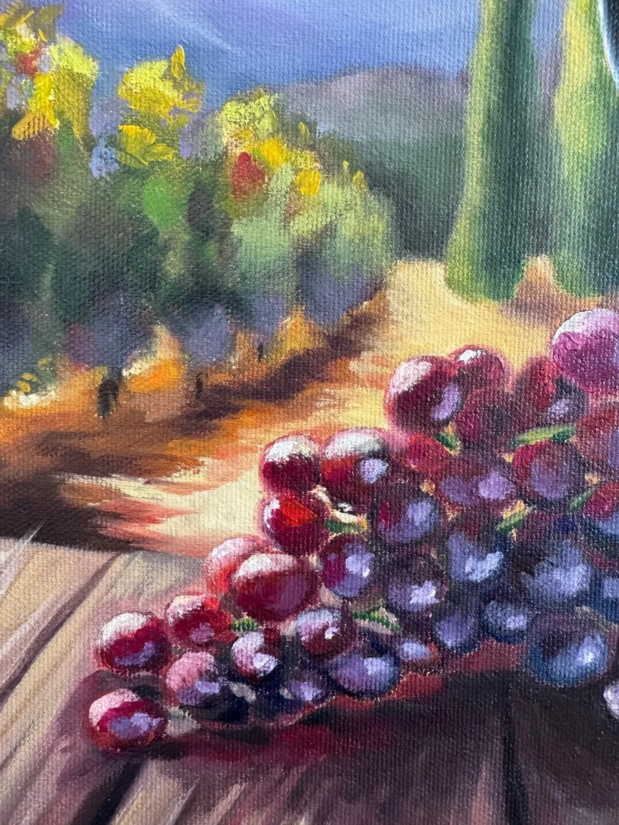 Oil painting wine grape - Image 4