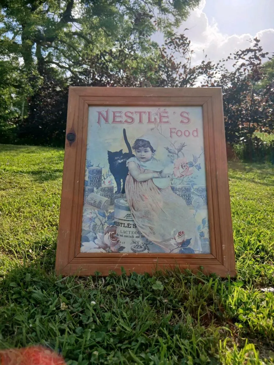 Framed NESTLE Food Advert - Image 1