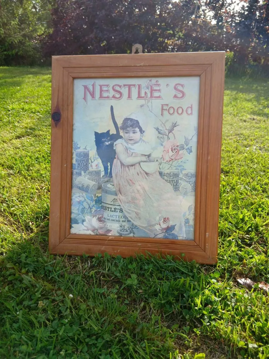 Framed NESTLE Food Advert - Image 2