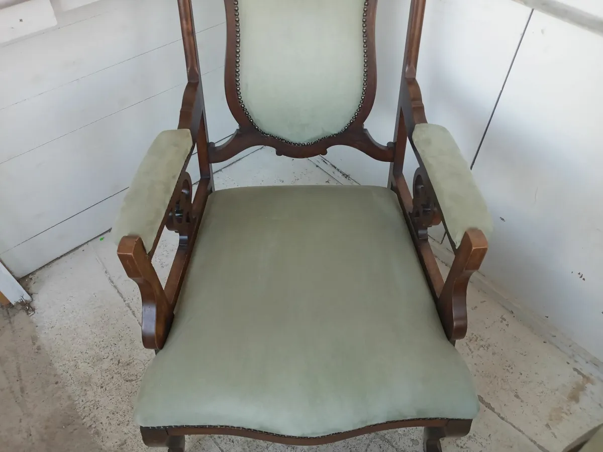 2 x Old Armchairs for Sale - Image 3