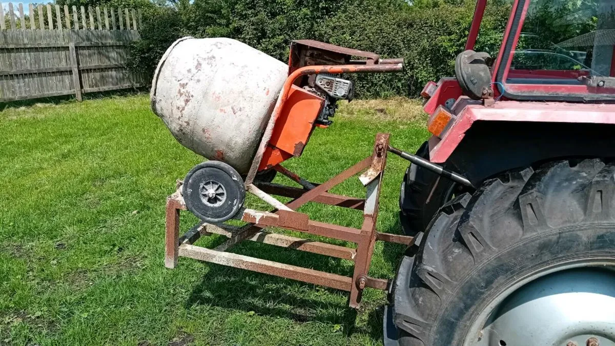 Belle Petrol Tractor Mounted Cement Mixer - Image 1