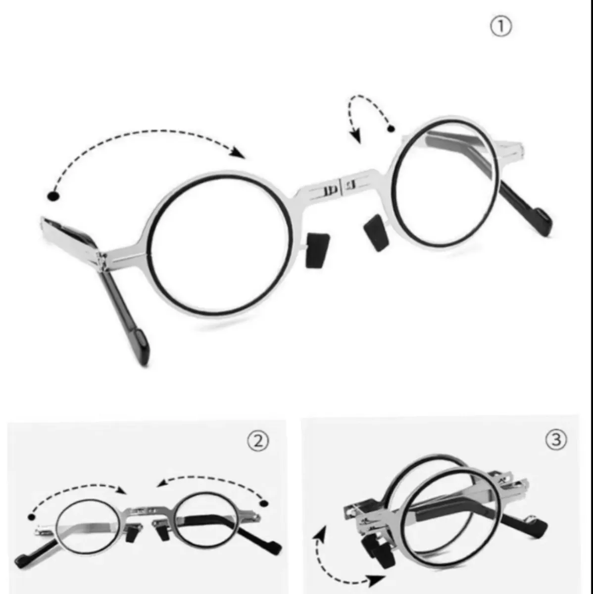 Ultra Light Titanium Foldable Reading Glasses - Image 2