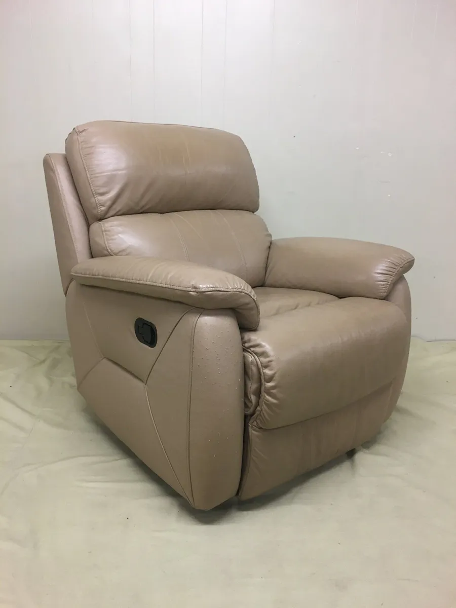 Leather Reclining Armchair - Image 4