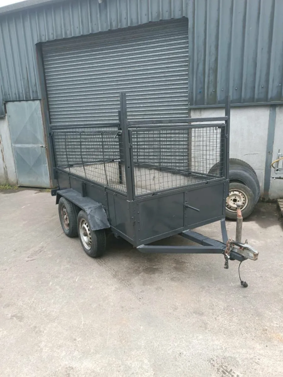 Builders trailer with mesh sides - Image 1