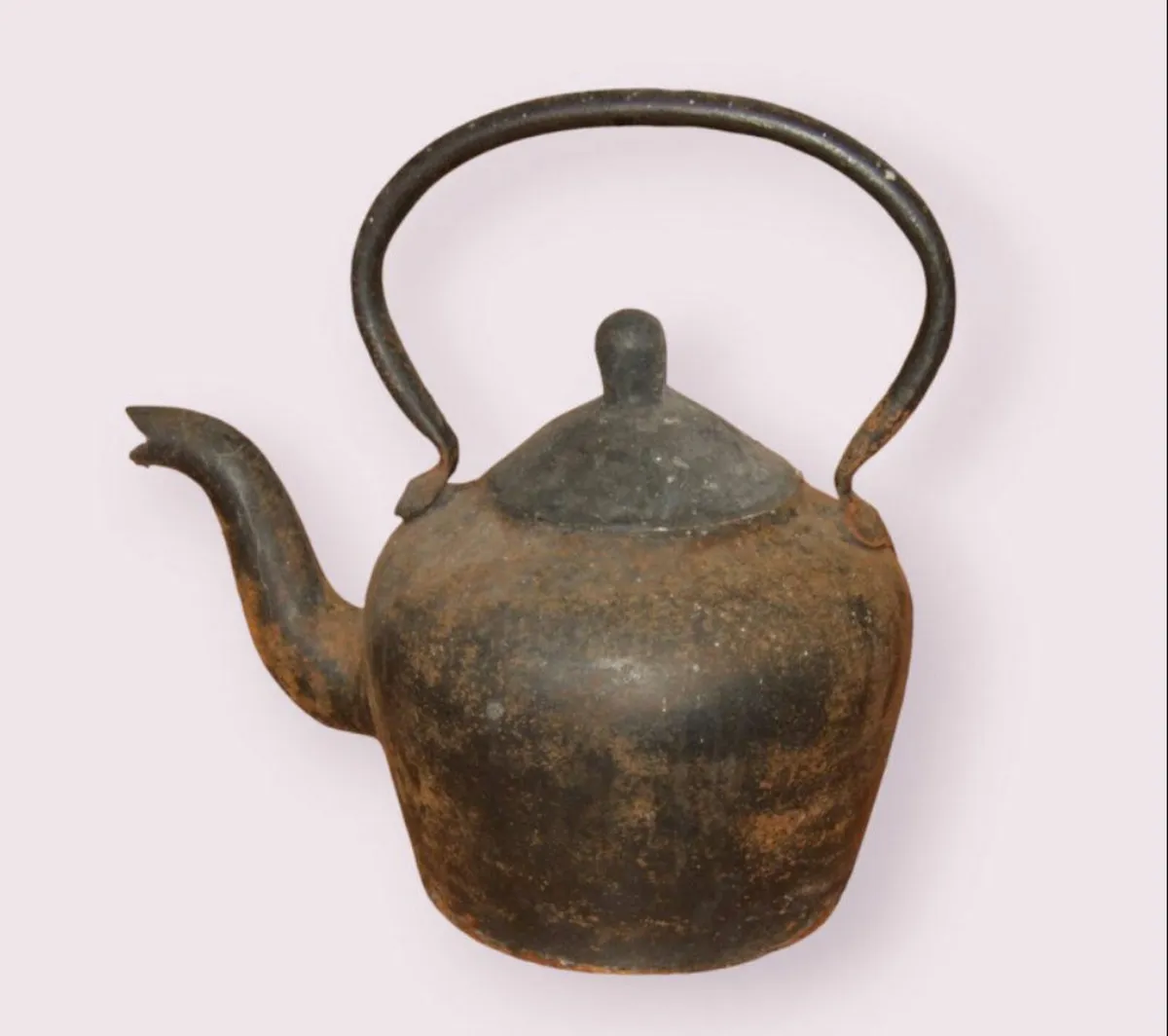Victorian Cast Iron Kettle - Image 4
