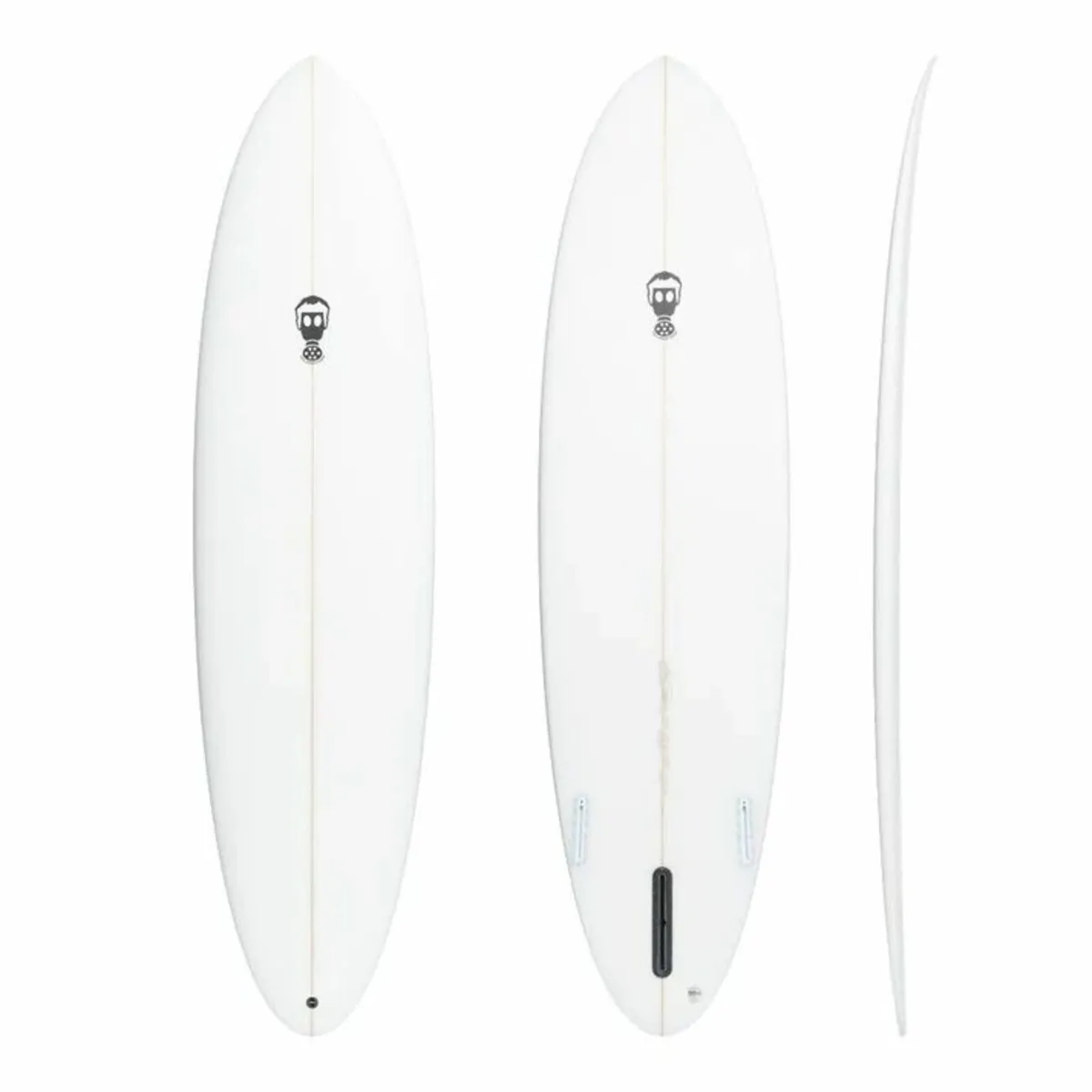 Mark Phipps Surfboards 7'10 One Bad Egg Navy Blue - Image 1