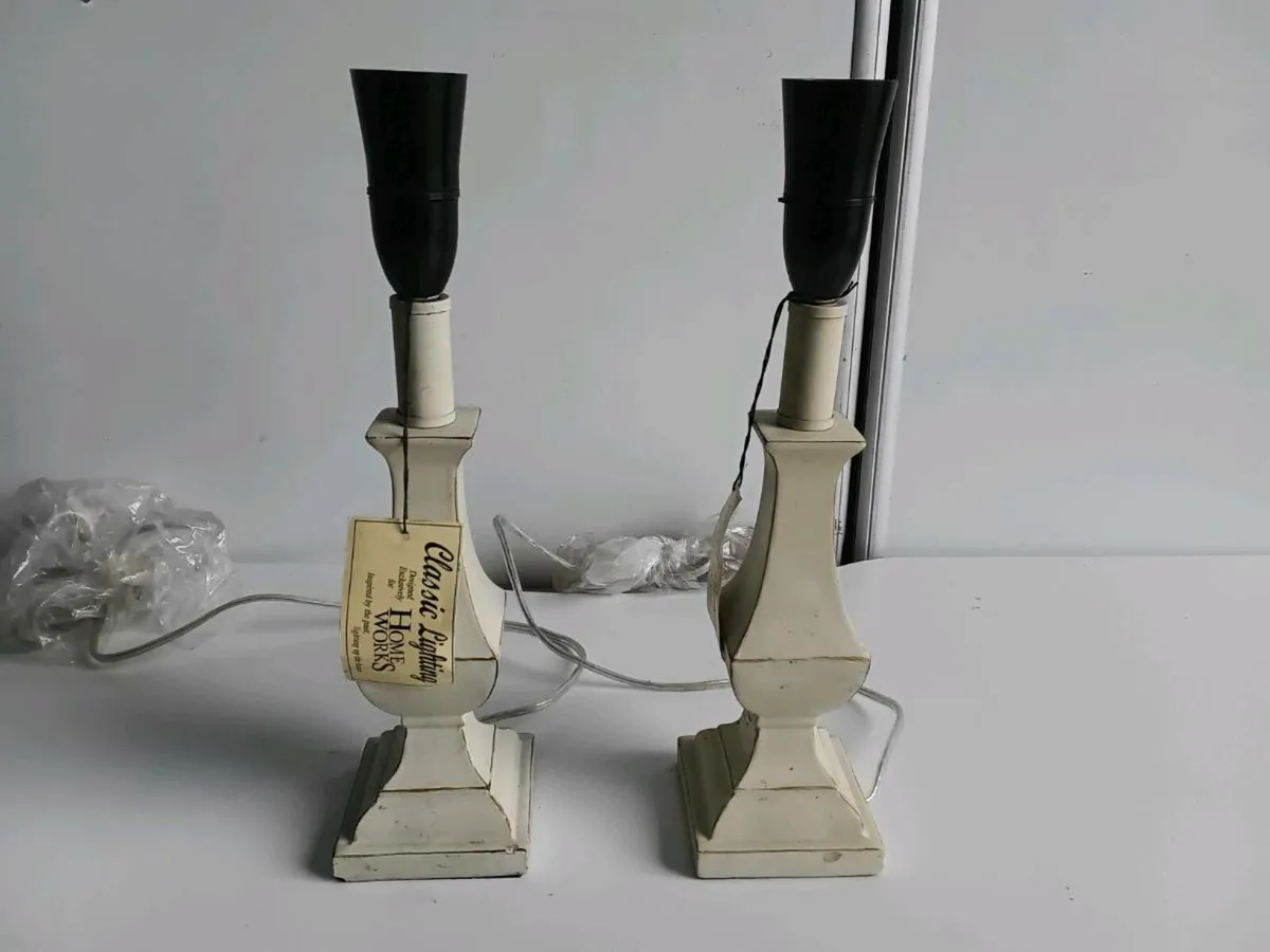 Home Works Vintage Table Lamp x2 - Image 1