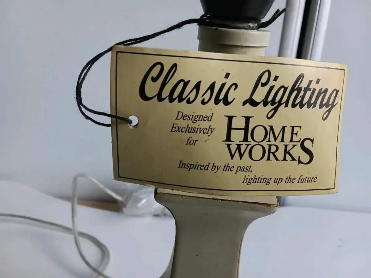 Home Works Vintage Table Lamp x2 - Image 4