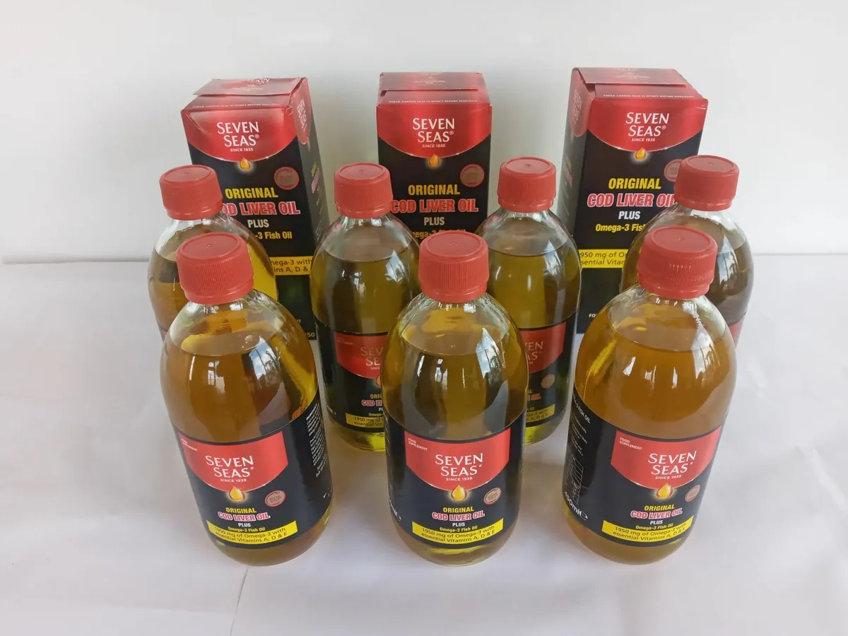 Lot of 10 x Bottles of 450ml Cod Liver Oil - Image 1