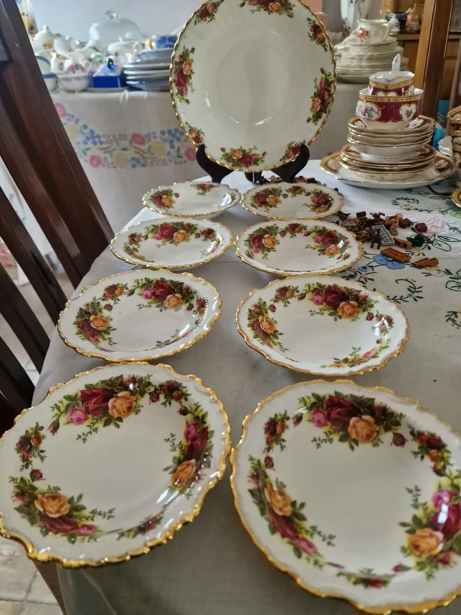 Royal albert Old country Rose's fancy fruit set - Image 1