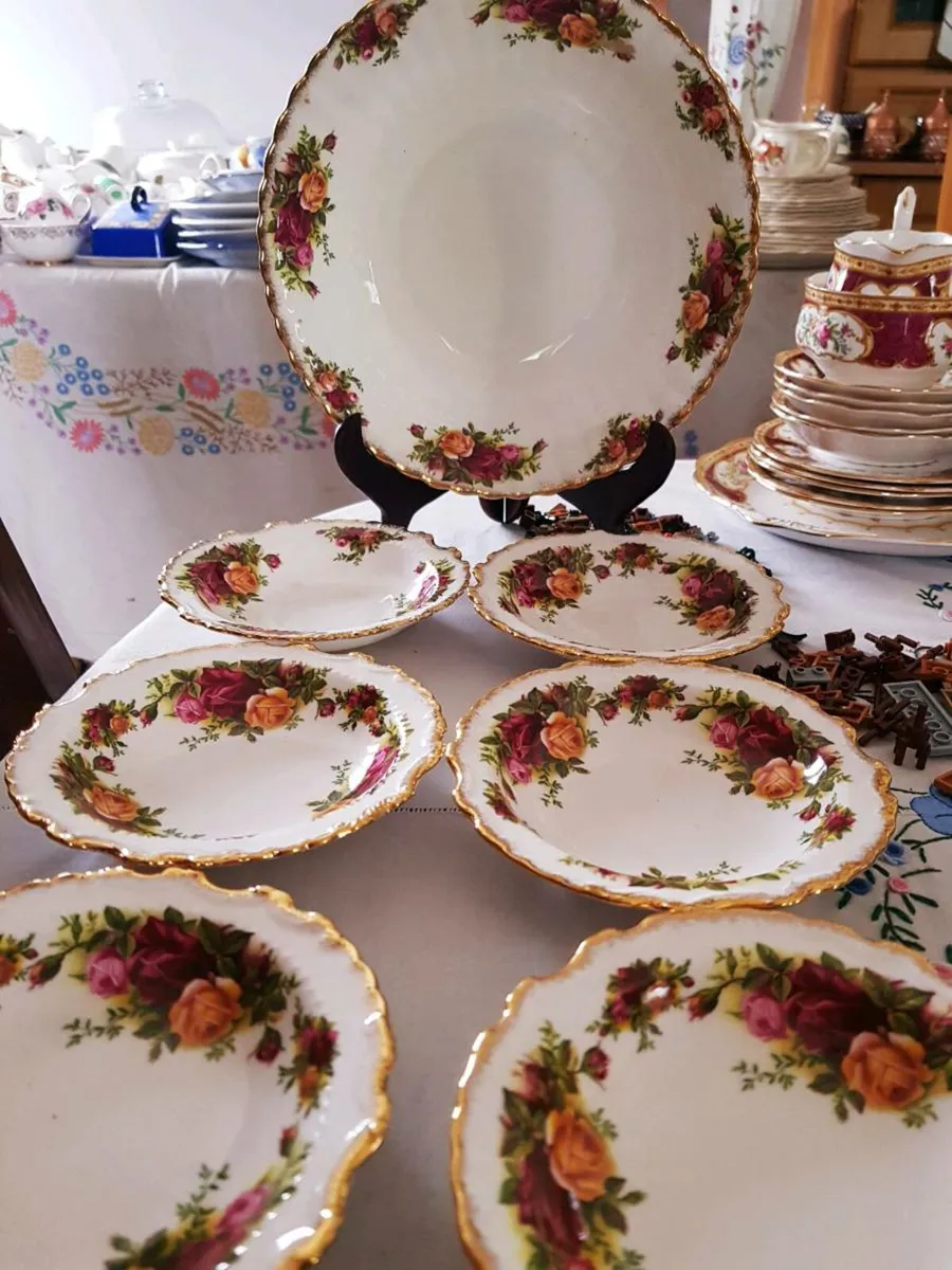 Royal albert Old country Rose's fancy fruit set - Image 3