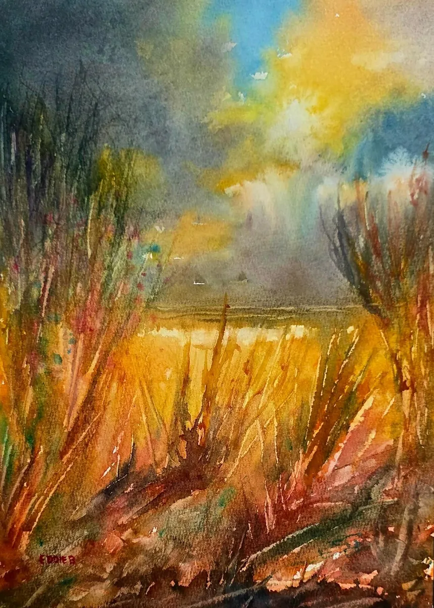 selection of watercolours - Image 3