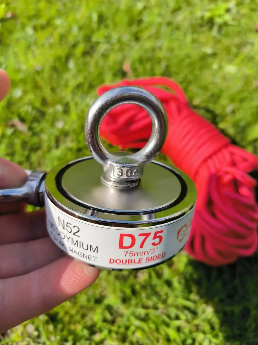 Magnet Fishing Kit Double Sided Neodymium Salvage - Image 1