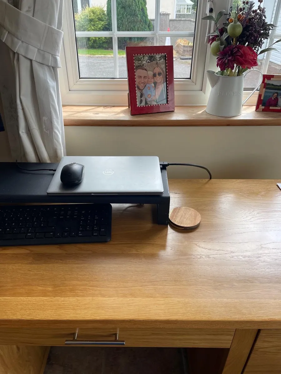 Solid Oak Desk - Image 2