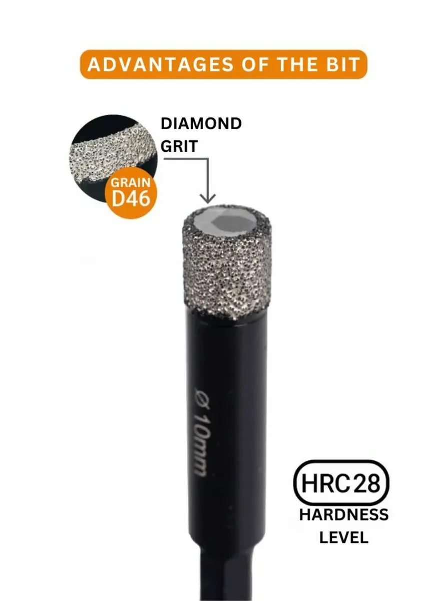 Dimond Hole Saw Drill Bit Tiles Porcelain Marble - Image 3