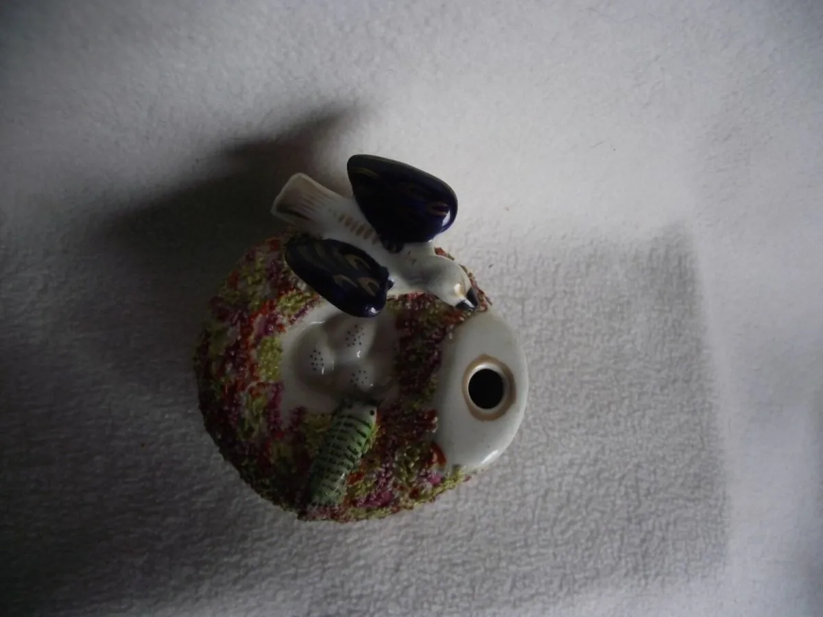 19th Century Staffordshire Pottery Quill Holder - Image 2
