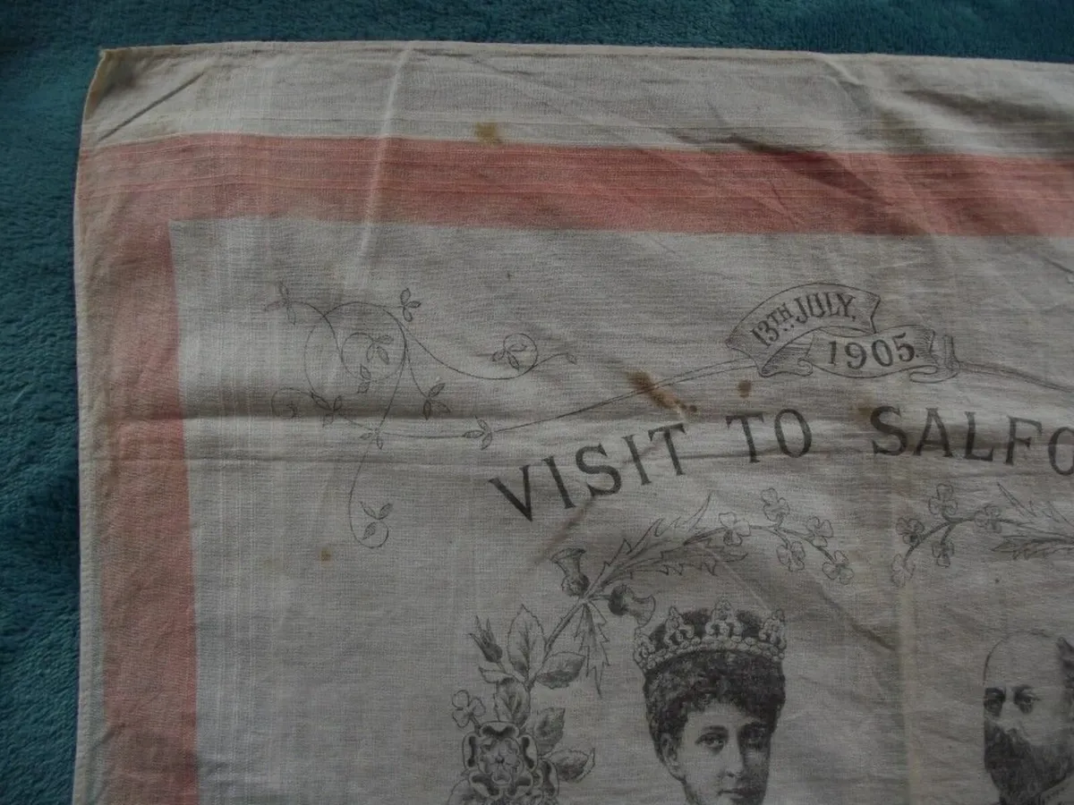Commemorative Handkerchief - Royal Visit 1905 - Image 4