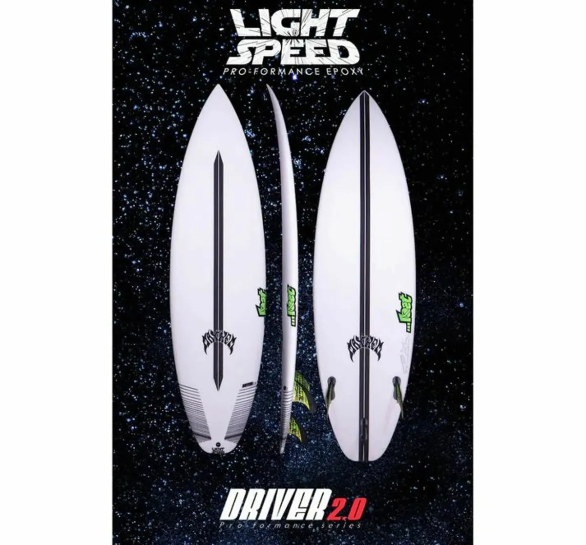 Lost Surfboard 6'2 Driver 2.0 Lightspeed Squash Ta - Image 4