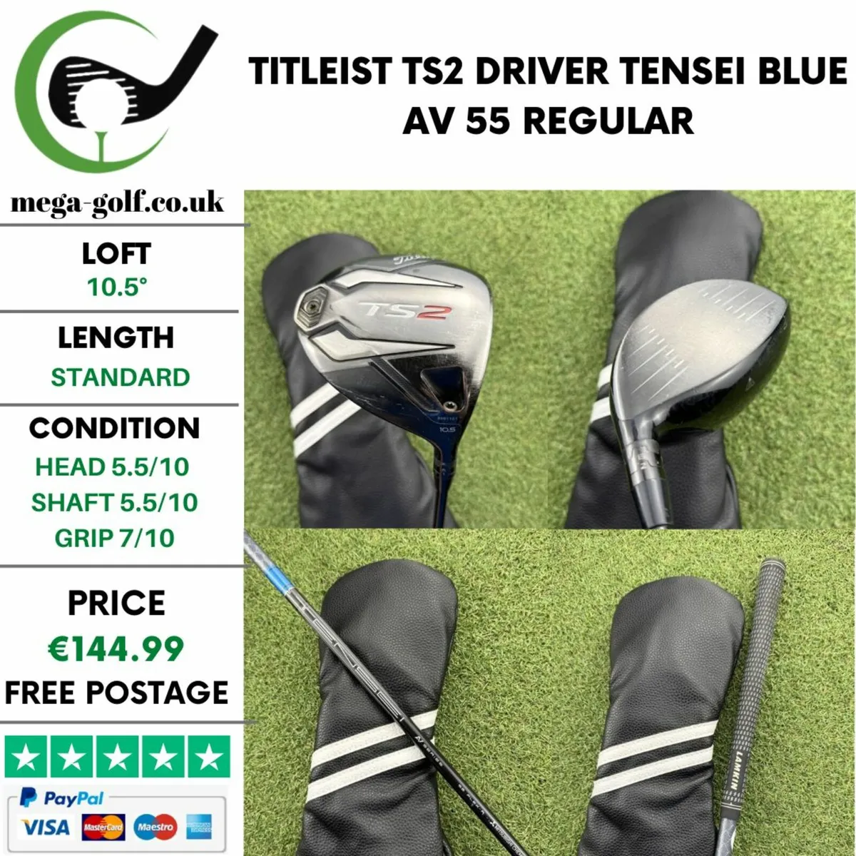 TITLEIST TS2 DRIVER / 10.5° / REGULAR - Image 1
