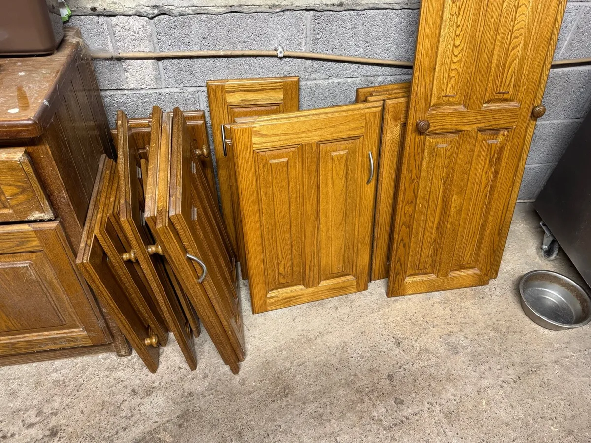 Oak kitchen doors - Image 1