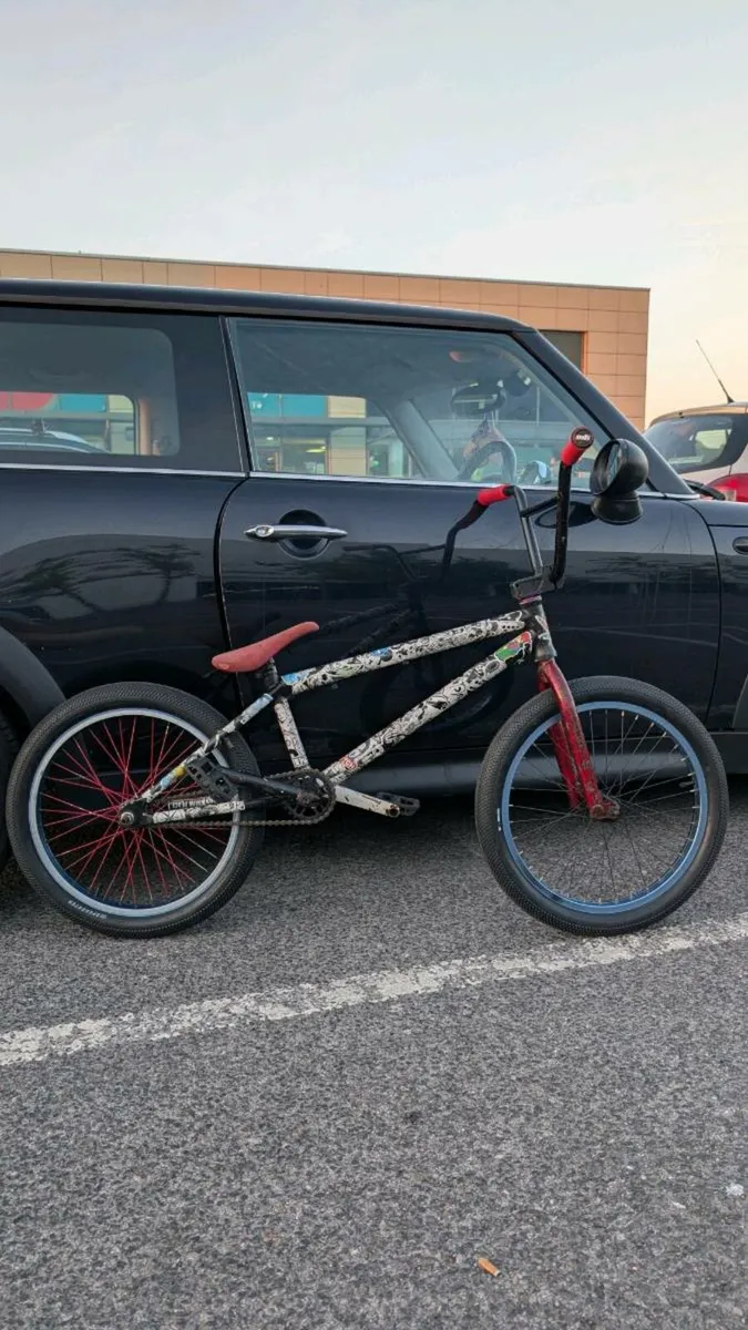 Customer Sticker Bombed BMX - Image 1