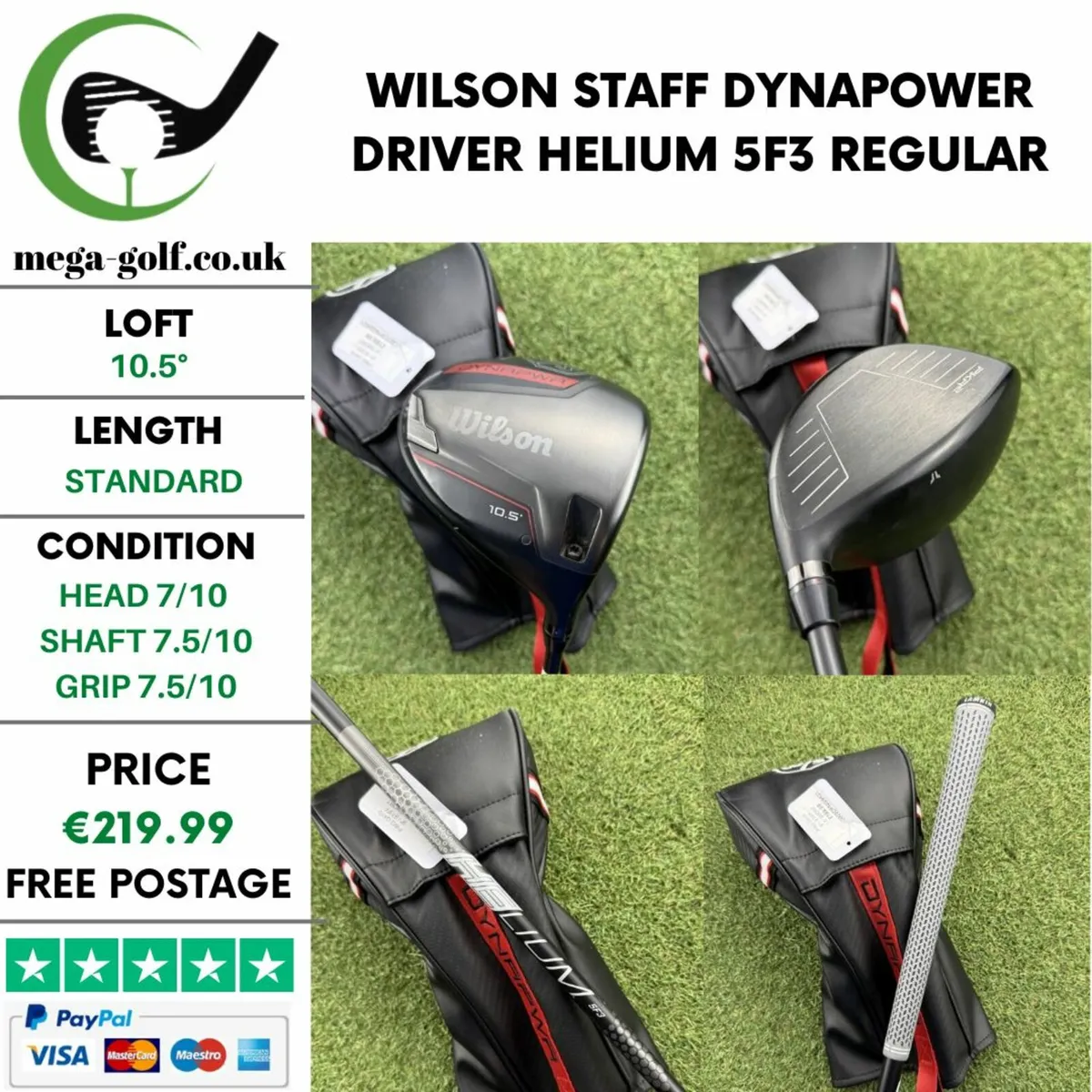 WILSON STAFF DYNAPOWER DRIVER / 10.5° / REGULAR - Image 1