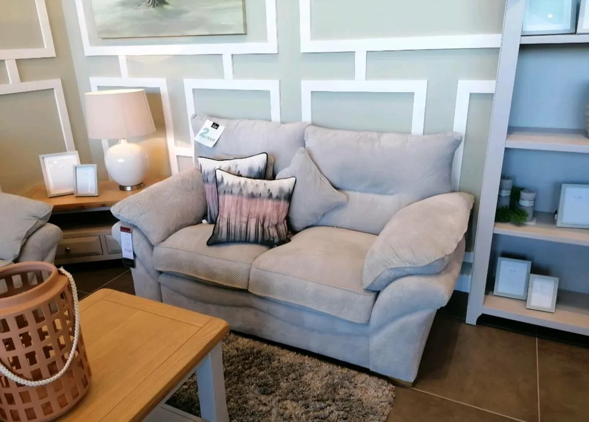 2 EZ Living Cara Two Seater High back Sofas - Image 2