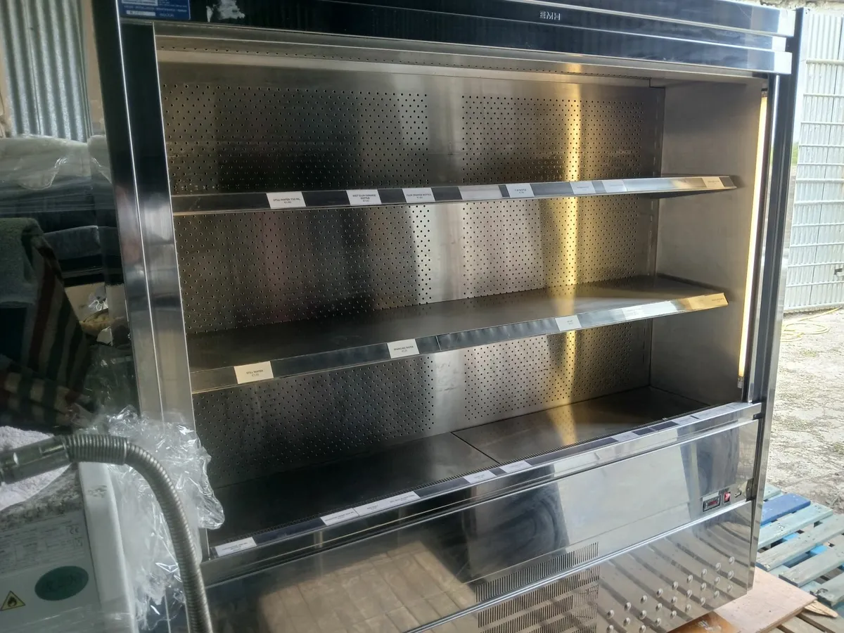 Stainless steel display fridge unit delivered - Image 1