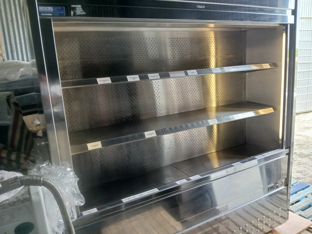 Stainless steel display fridge unit delivered - Image 2