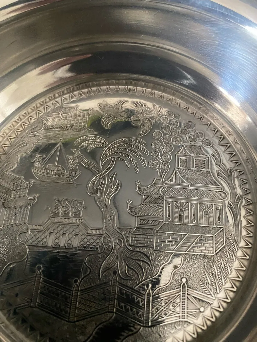 Silver Plated Wine Bottle Coaster - Image 3