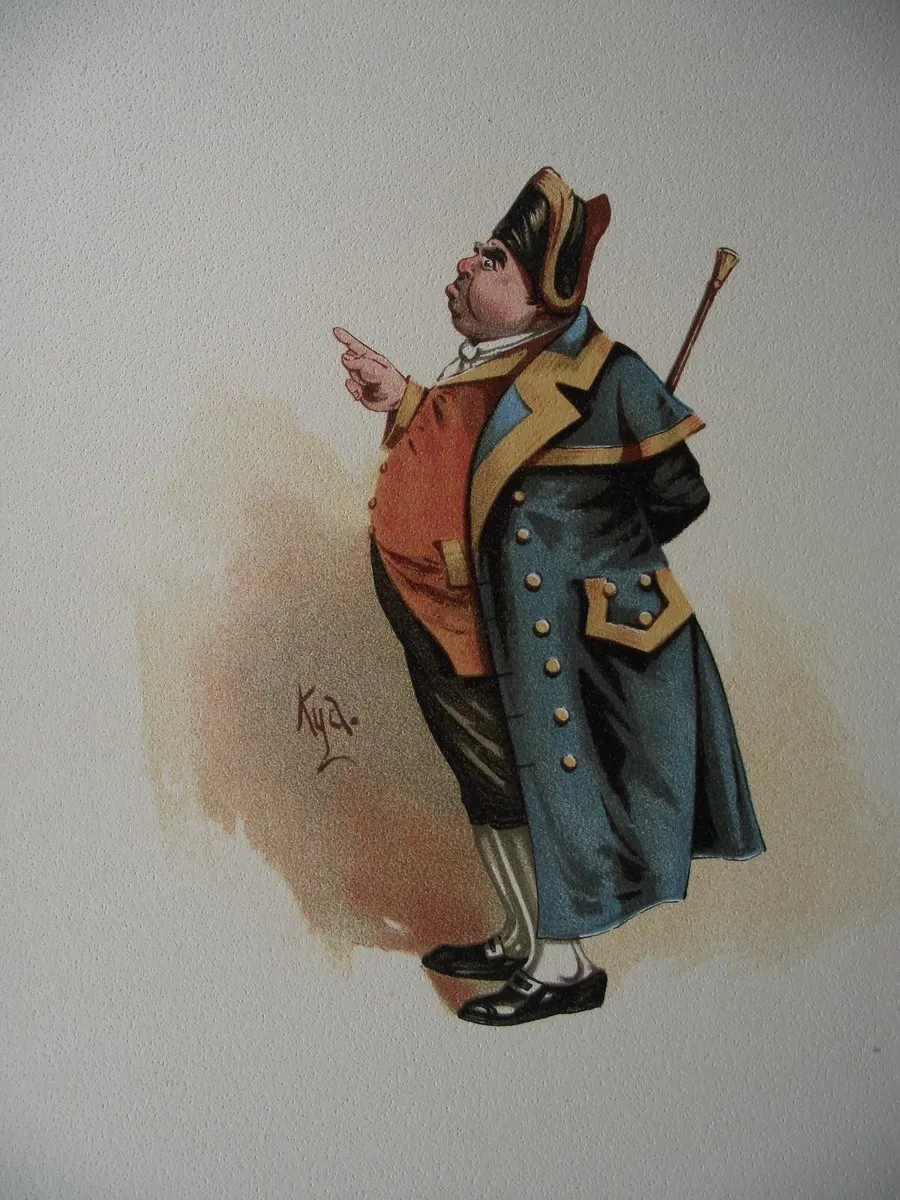 3 X Chromolithographs by "Kyd" - London 1889 - Image 4