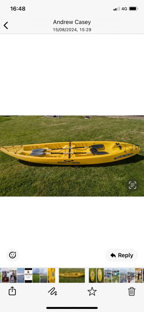Malibu XL2 Kayak 2 person sit on - Image 1