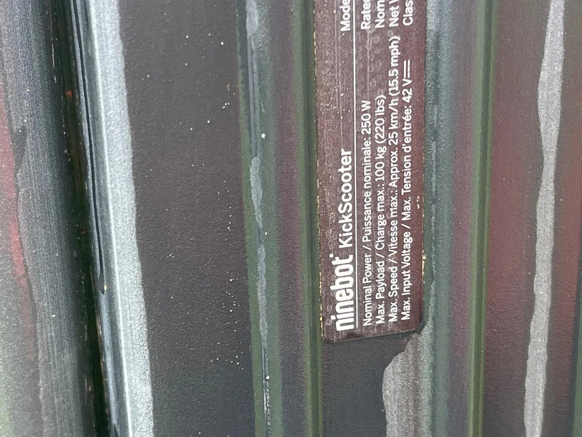 Electric scooter Ninebot IPX5 - Image 3