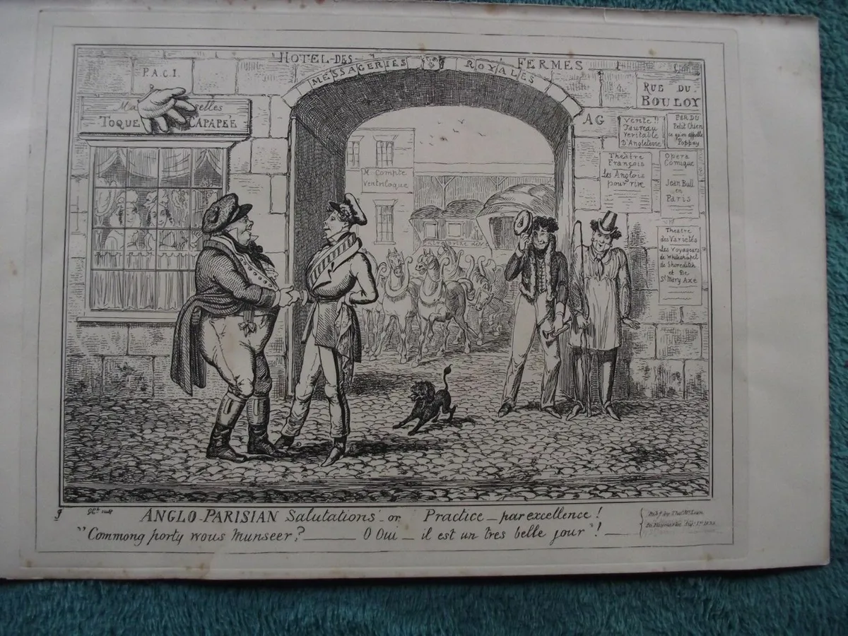 2 x Mid 19th Cent. Engravings by Cruikshank - Image 2
