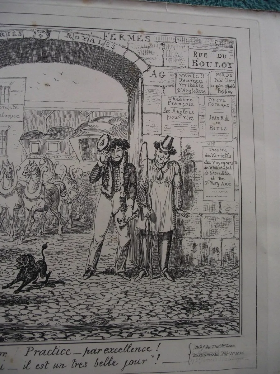2 x Mid 19th Cent. Engravings by Cruikshank - Image 3