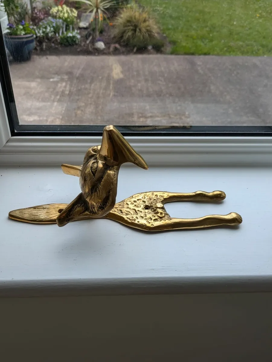Solid Brass Fox Door knocker - Image 4