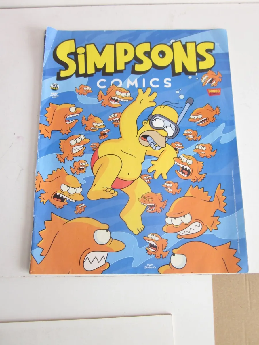 Five Simpsons Comics Published by Bongo Comics - Image 4