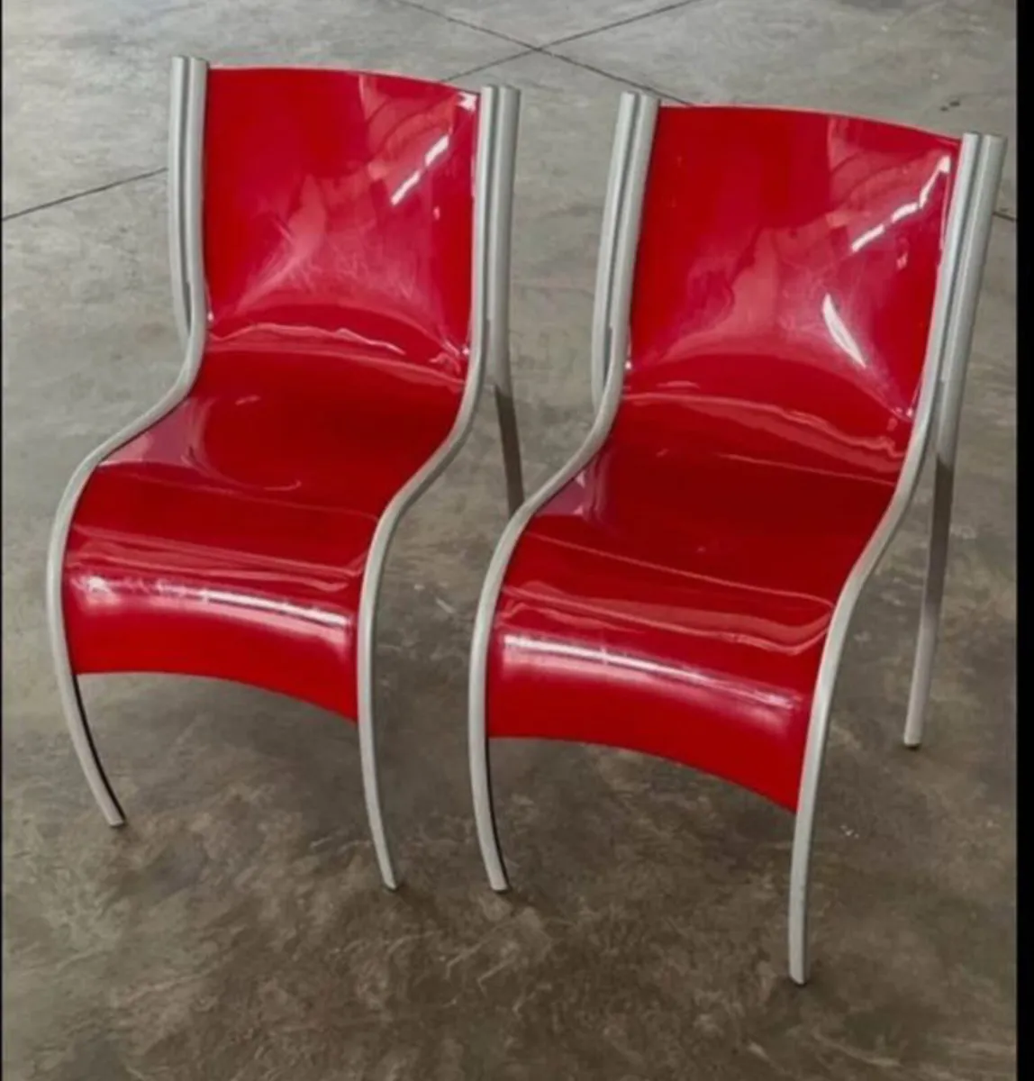 Ron Arad chairs - plastic fantastic x 6