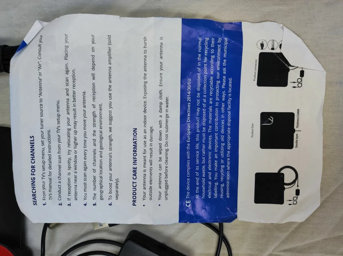 Long distance indoor digital TV Antenna Unbranded - Image 1