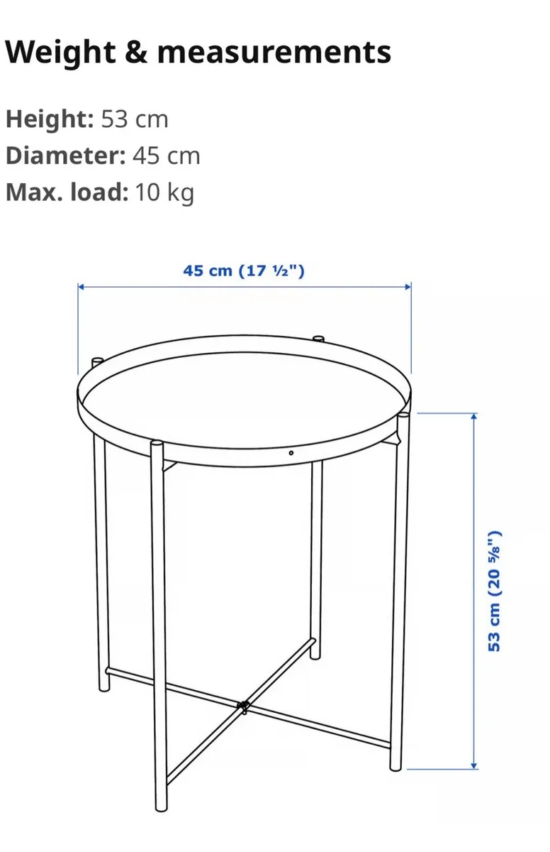 Black as new side table - Image 4