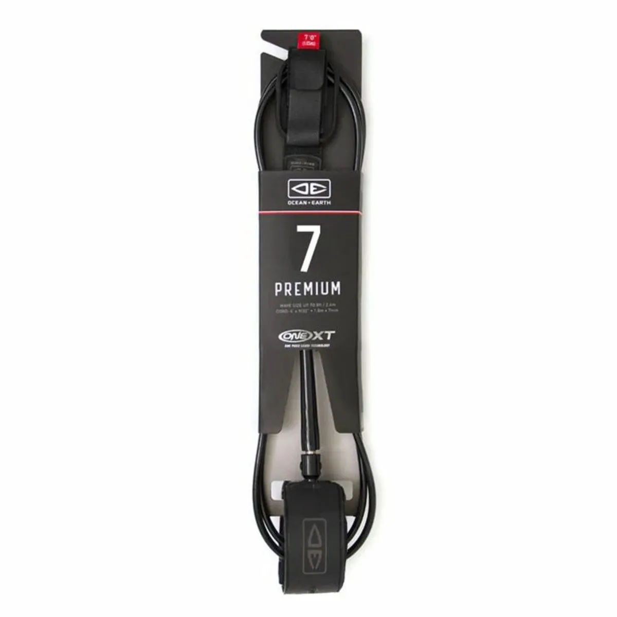 Ocean and Earth 7ft One XT Premium Surfboard Leash - Image 1
