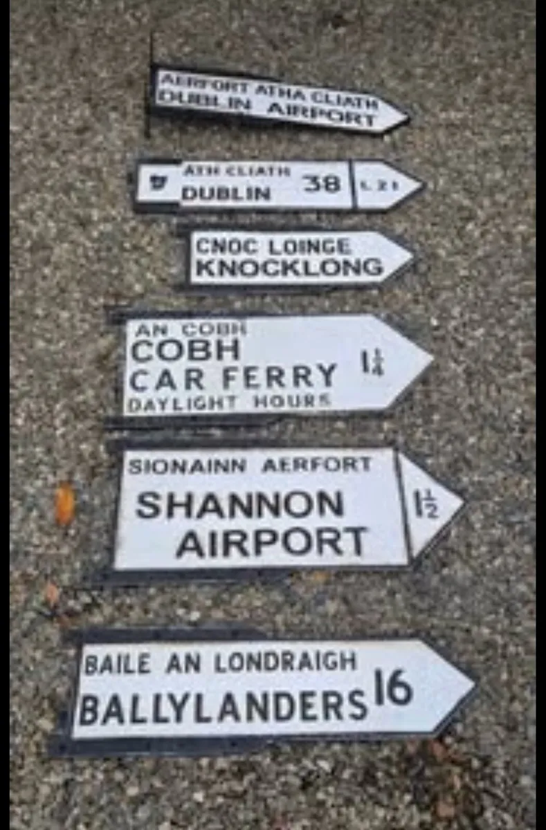Old Original  road signs - Image 1