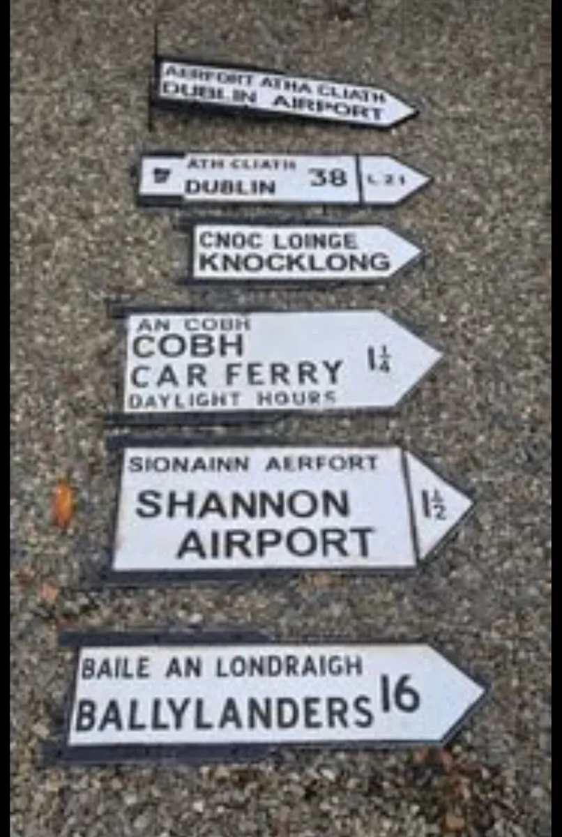Old Original  road signs - Image 2