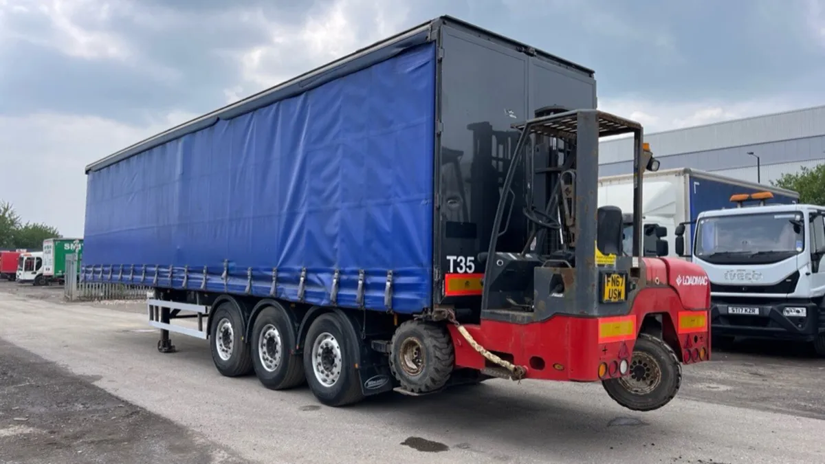 SDC 12.2 Meter Curtainsider & LoadMack Mounty Fork - Image 2