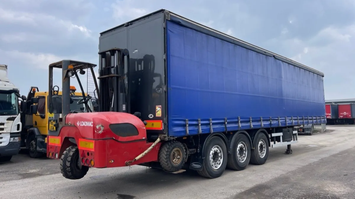 SDC 12.2 Meter Curtainsider & LoadMack Mounty Fork - Image 1