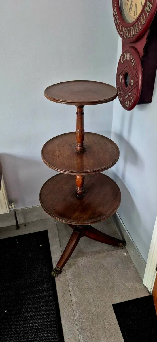 Mahogany Dumbwaiter - Image 1